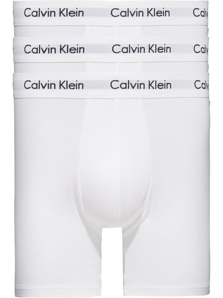 3-Pack Boxers Lang - Cotton Stretch - White