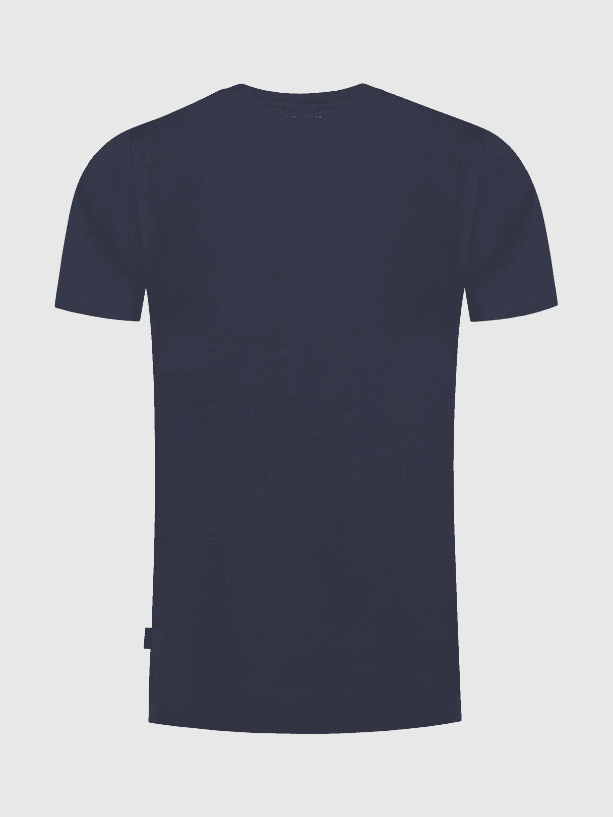 T-shirt with chestprint 000043 - Dark Blue