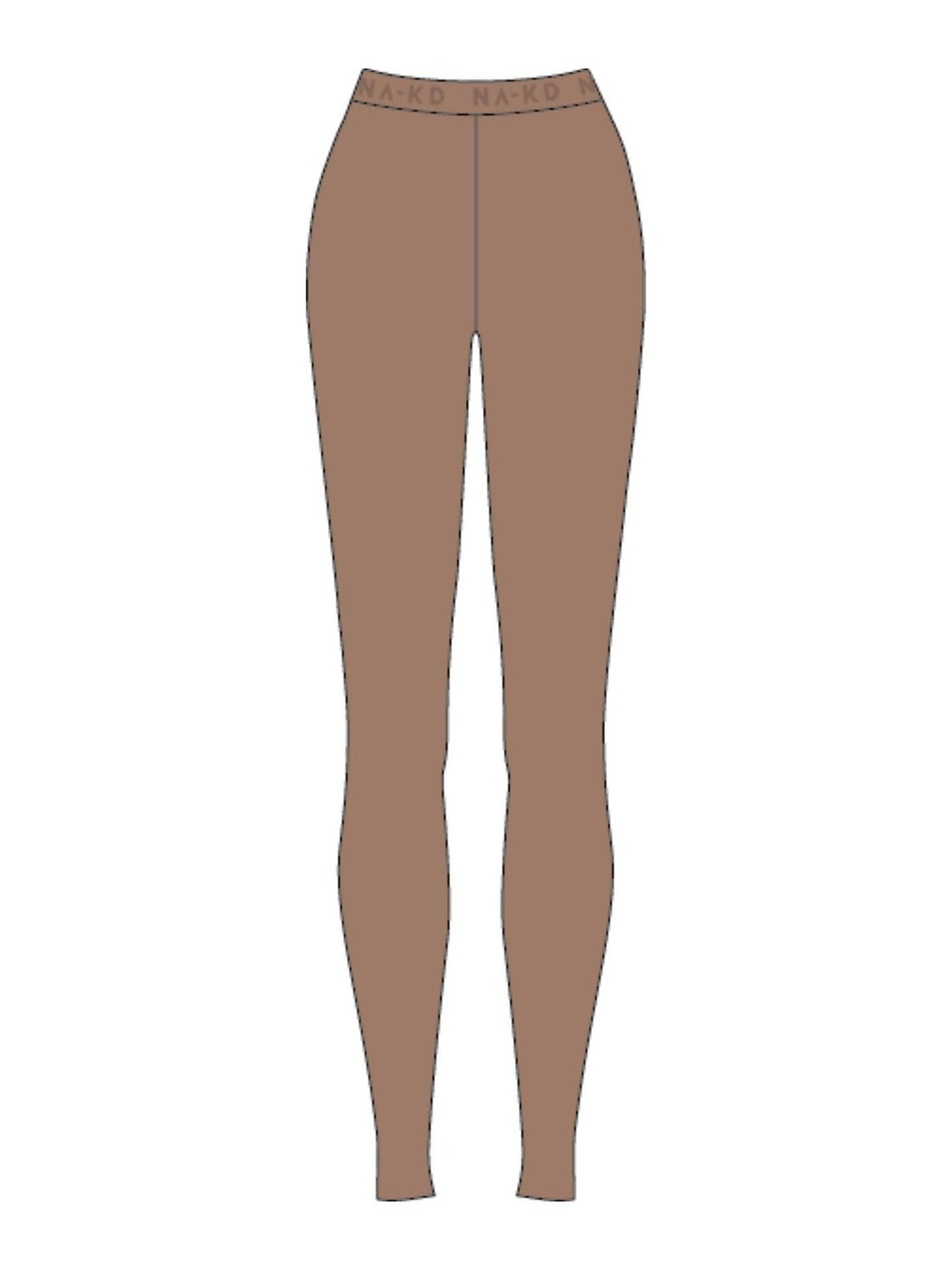 LOGO LEGGINGS - Mocha