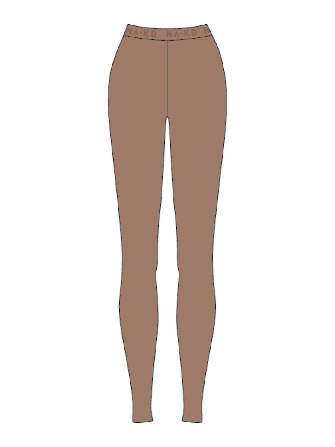 LOGO LEGGINGS - Mocha