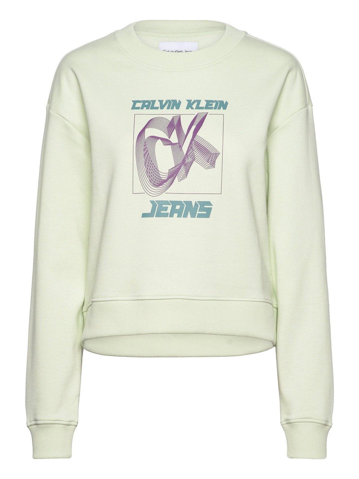 HYPER REAL CK SWEATSHIRT CANARY GREEN J20J222344