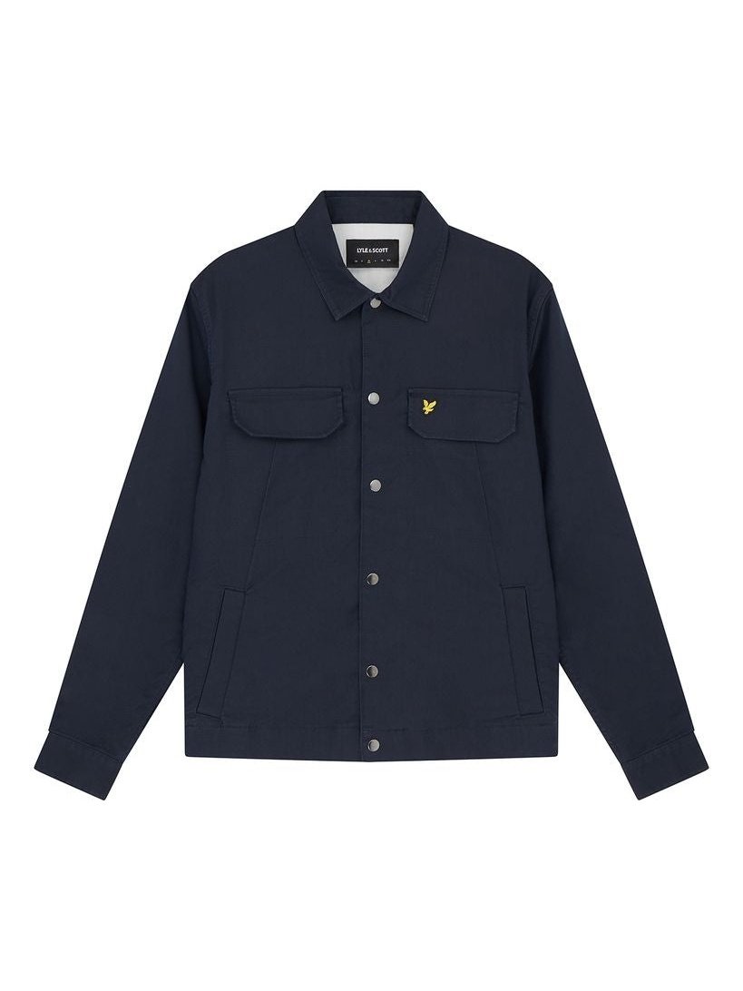 Crest weave overshirt - Dark Navy (z271)