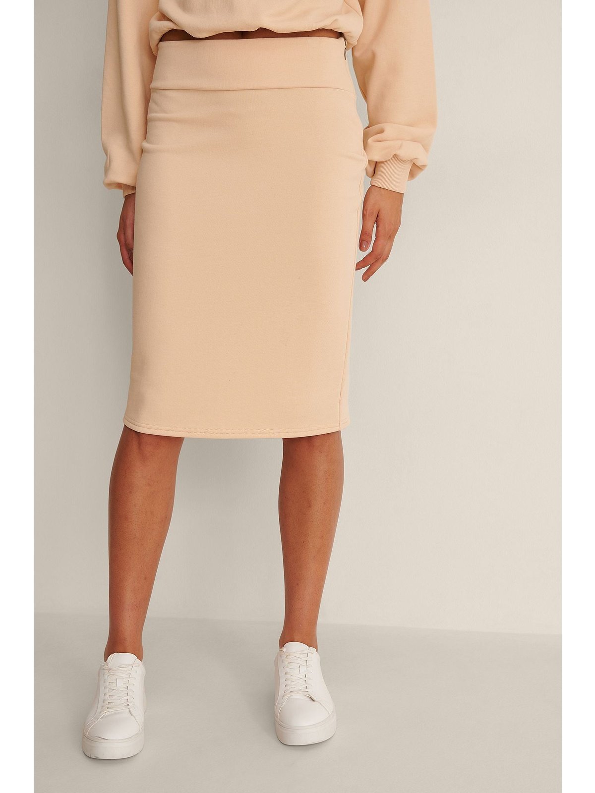 MIDI SKIRT - Warm Beige