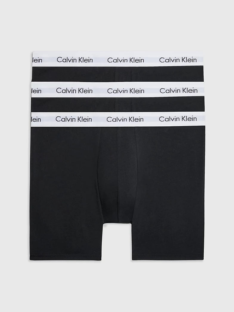 3-Pack Boxers Lang - Cotton Stretch - Black &amp; White