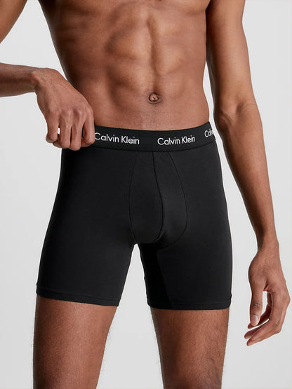 3-Pack Boxers Lang - Cotton Stretch Black