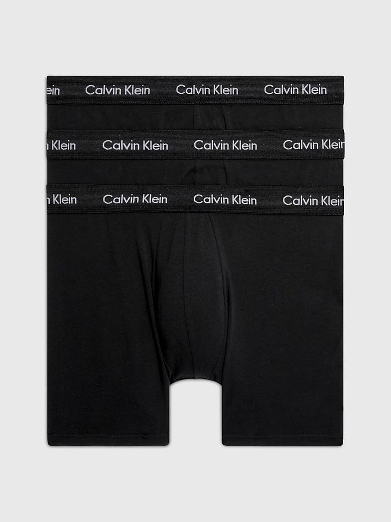 3-Pack Boxers Lang - Cotton Stretch Black