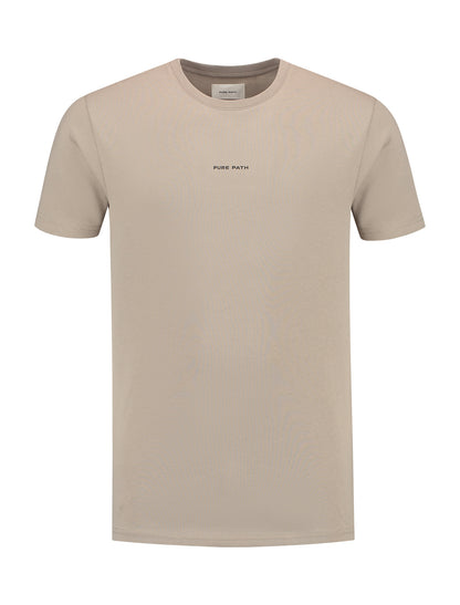 Essential Logo T-shirt Taupe