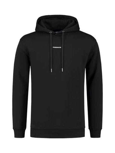 Pure logo hoodie Black
