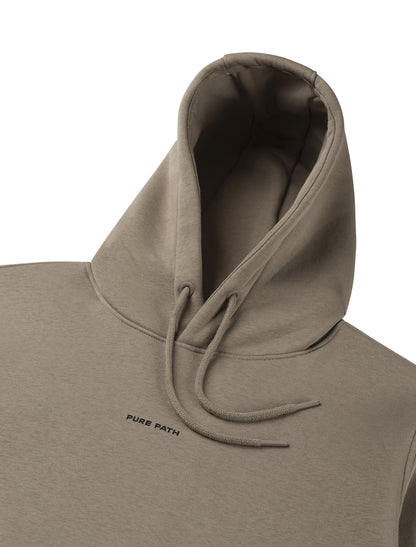 Essential Logo Hoodie Taupe