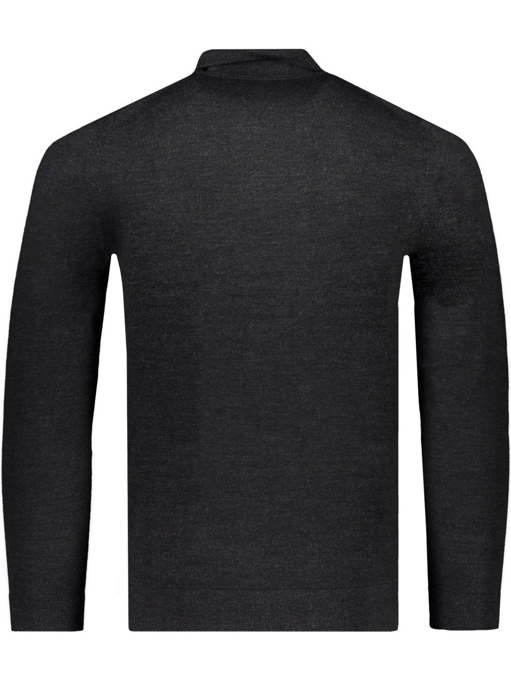 Superior wool long sleeve polo