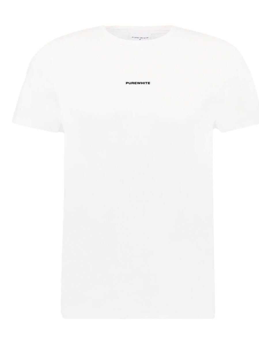 Pure white logo t-shirt