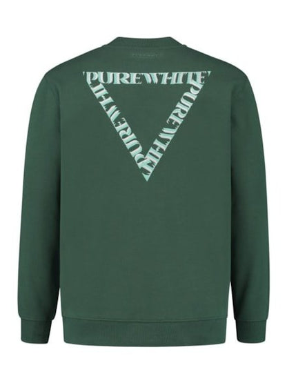 Crewneck with big embroidery at backside