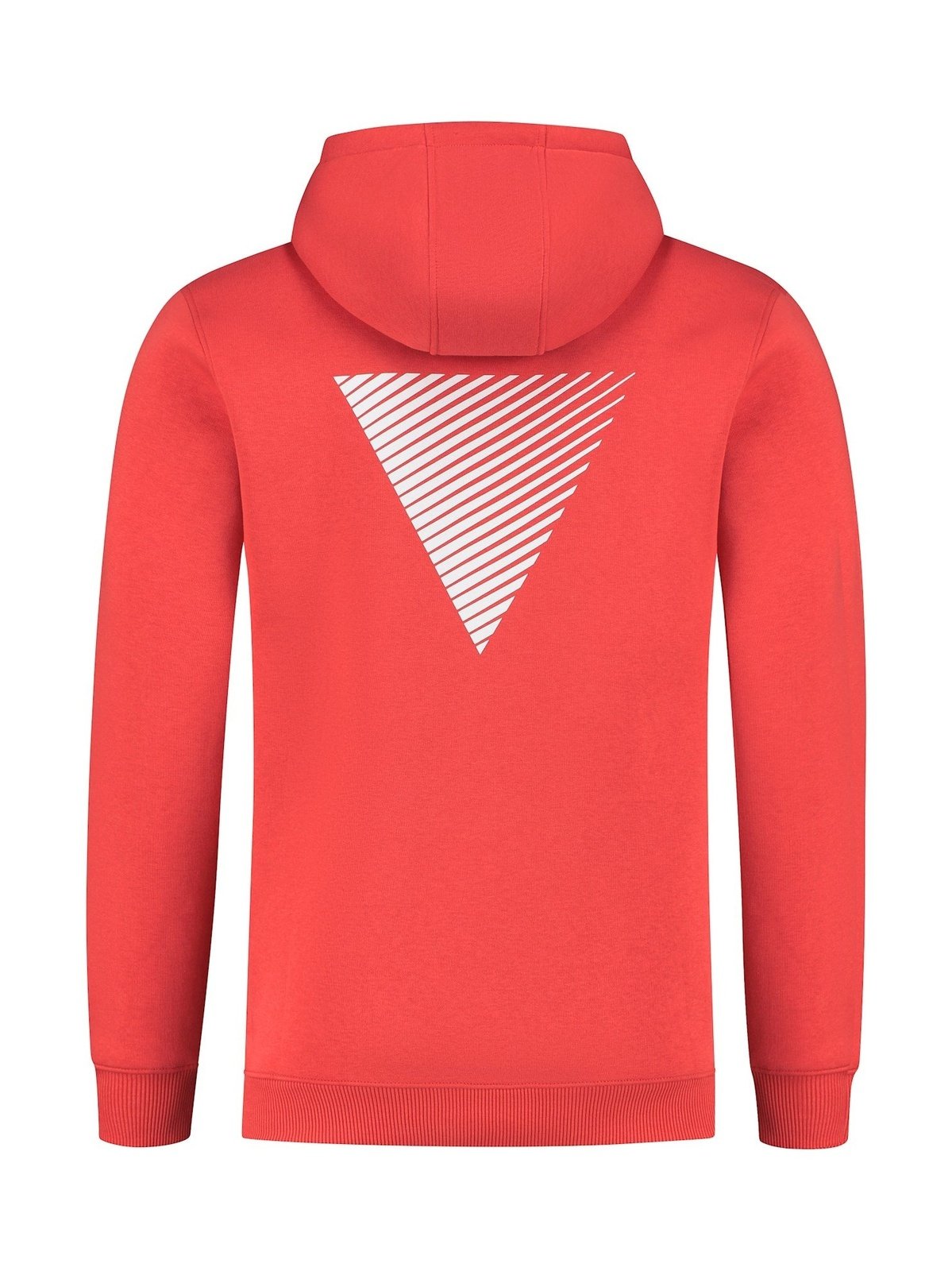 Pure logo hoodie red