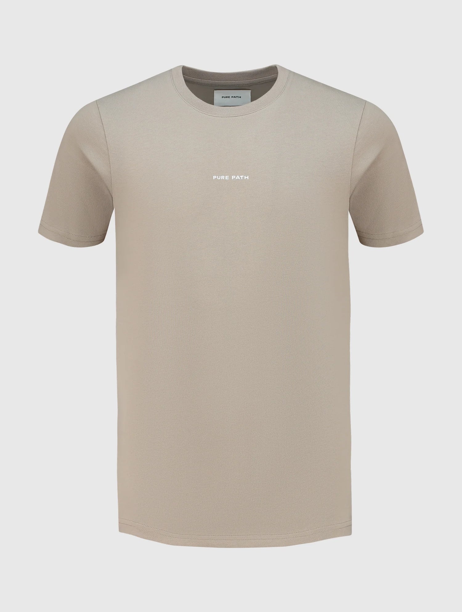 Regular fit T-shirts Crewneck SS  Taupe  24010102
