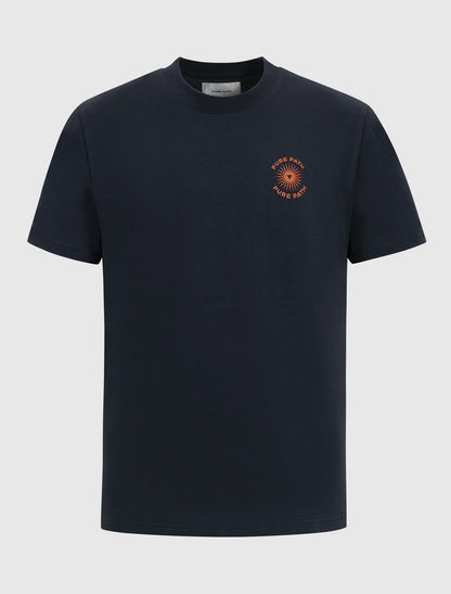 Loose Fit T-shirts Crewneck SS  Navy  24010111