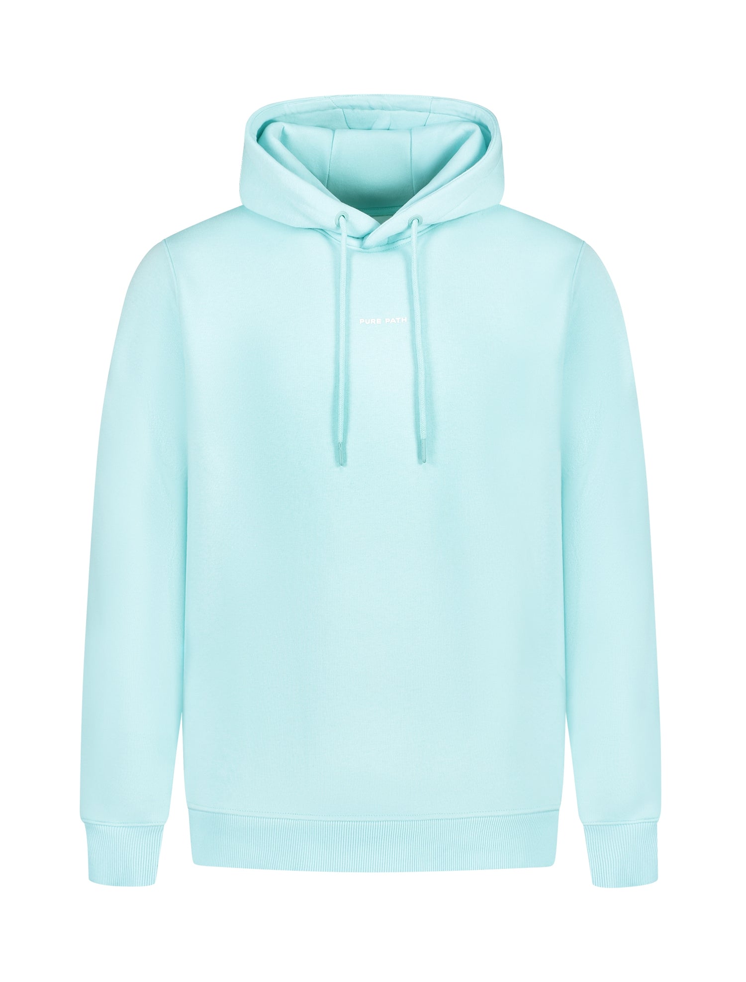 Regular fit Sweaters Hoodie LS  Aqua  24010301