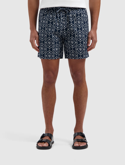 Regular fit Shorts Casual  Navy  24010503