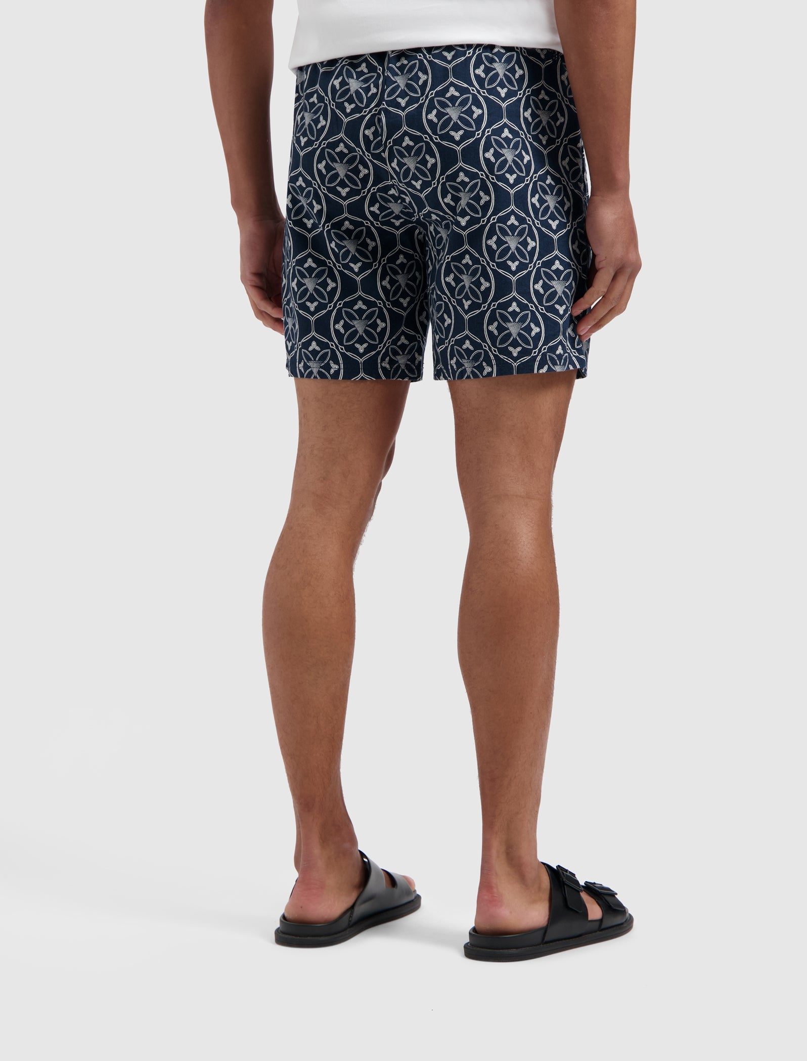 Regular fit Shorts Casual  Navy  24010503