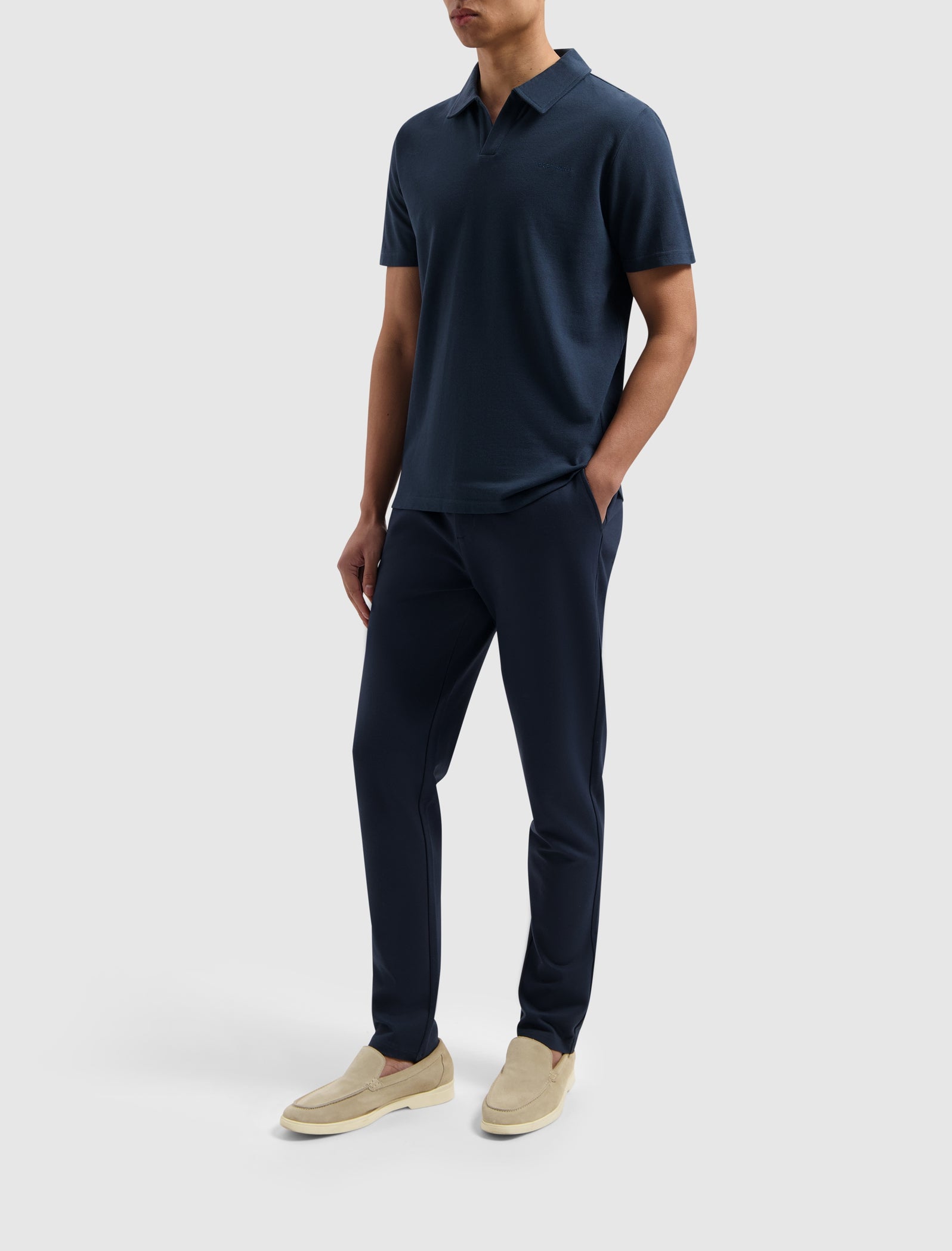 Regular fit Pants Casual  Navy  24010509