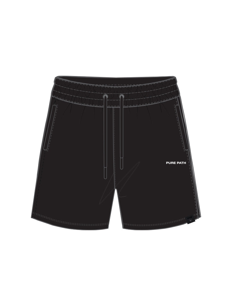 Regular fit Shorts Sweat  Black  24010521