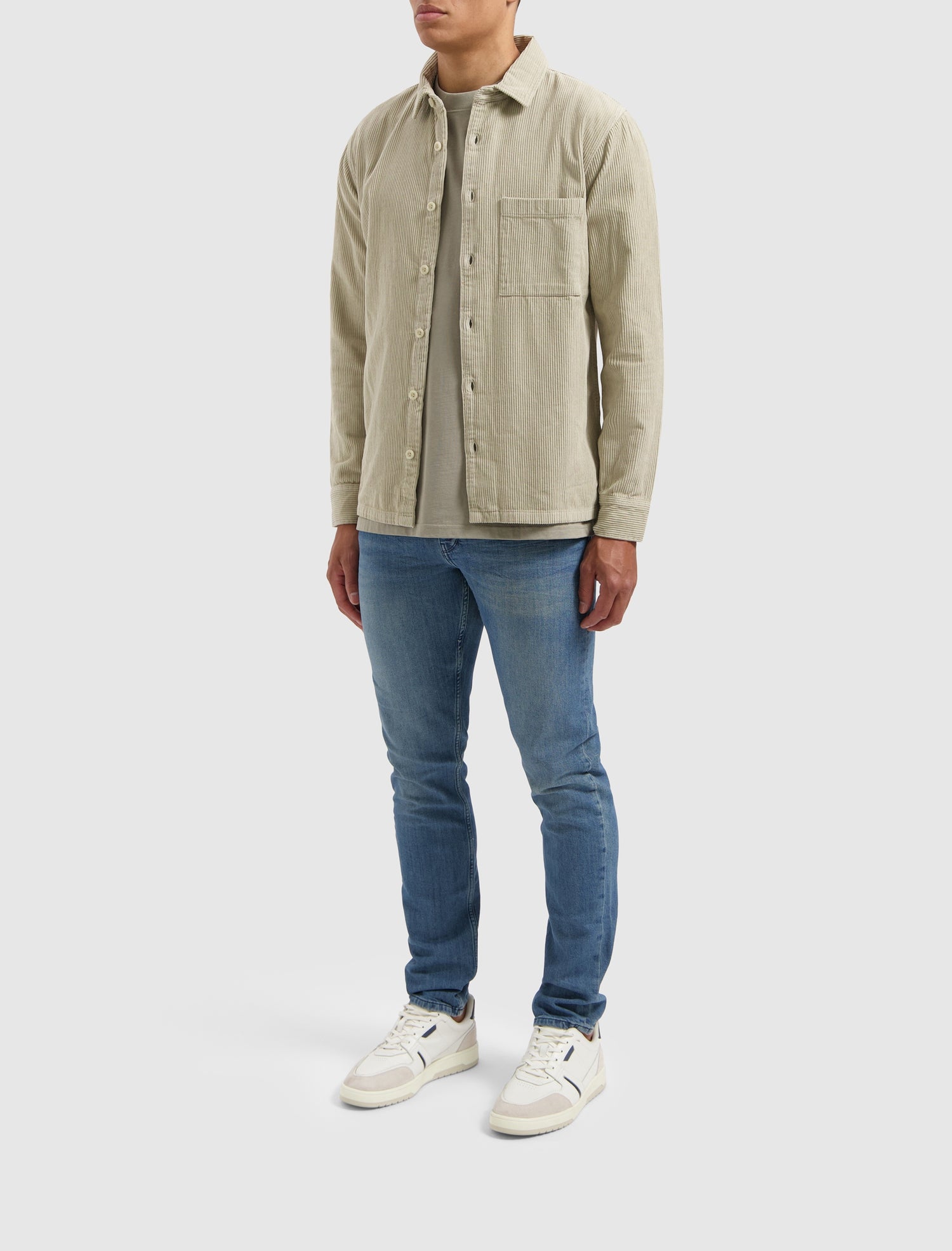 Corduroy Overshirt Lt Army