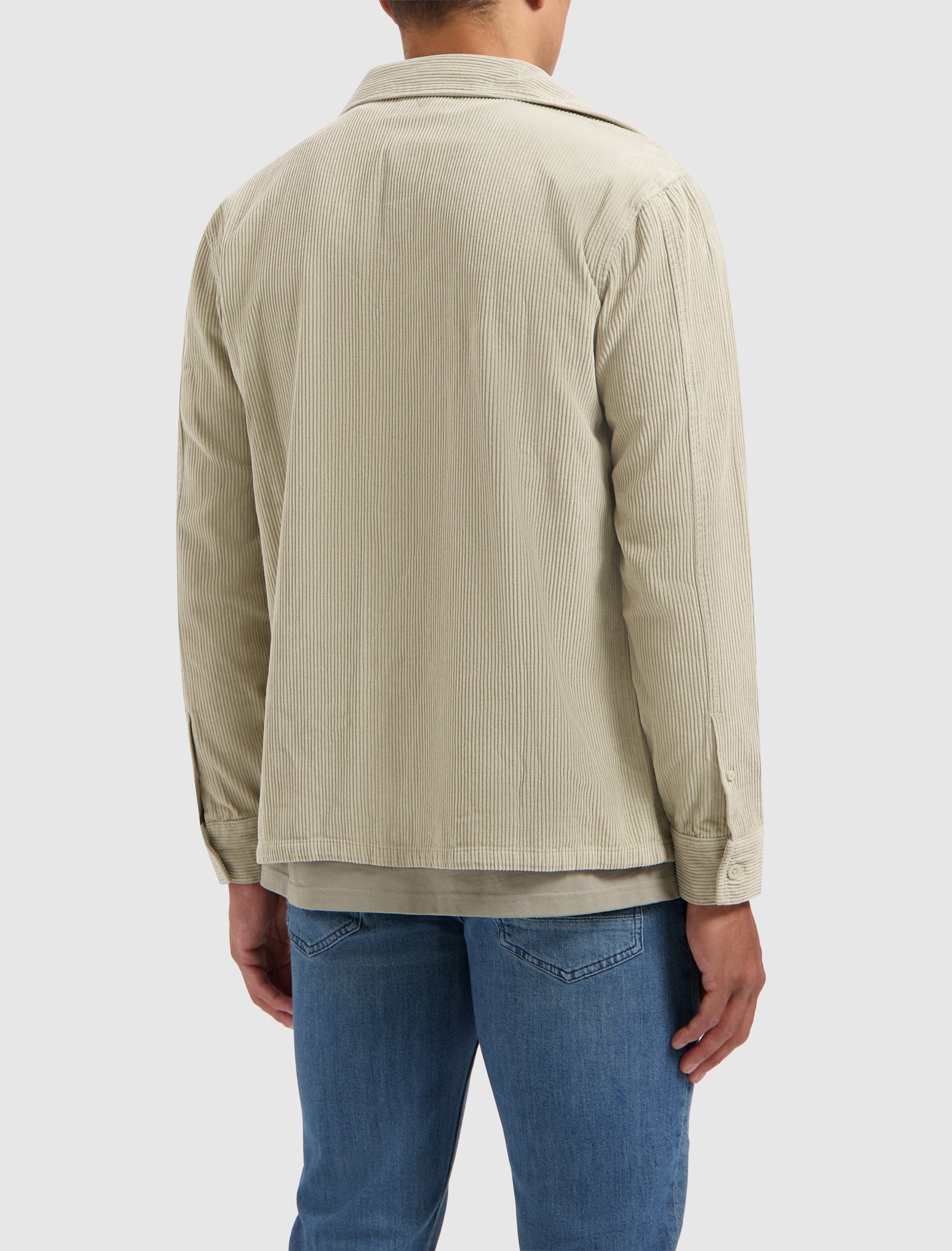 Corduroy Overshirt Lt Army