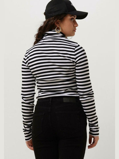 STRIPED ROLL NECK, BEH