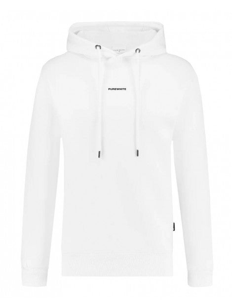 Pure logo hoodie White