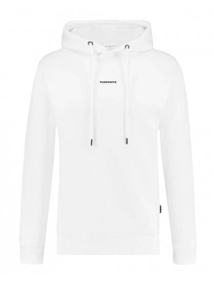 Pure logo hoodie White