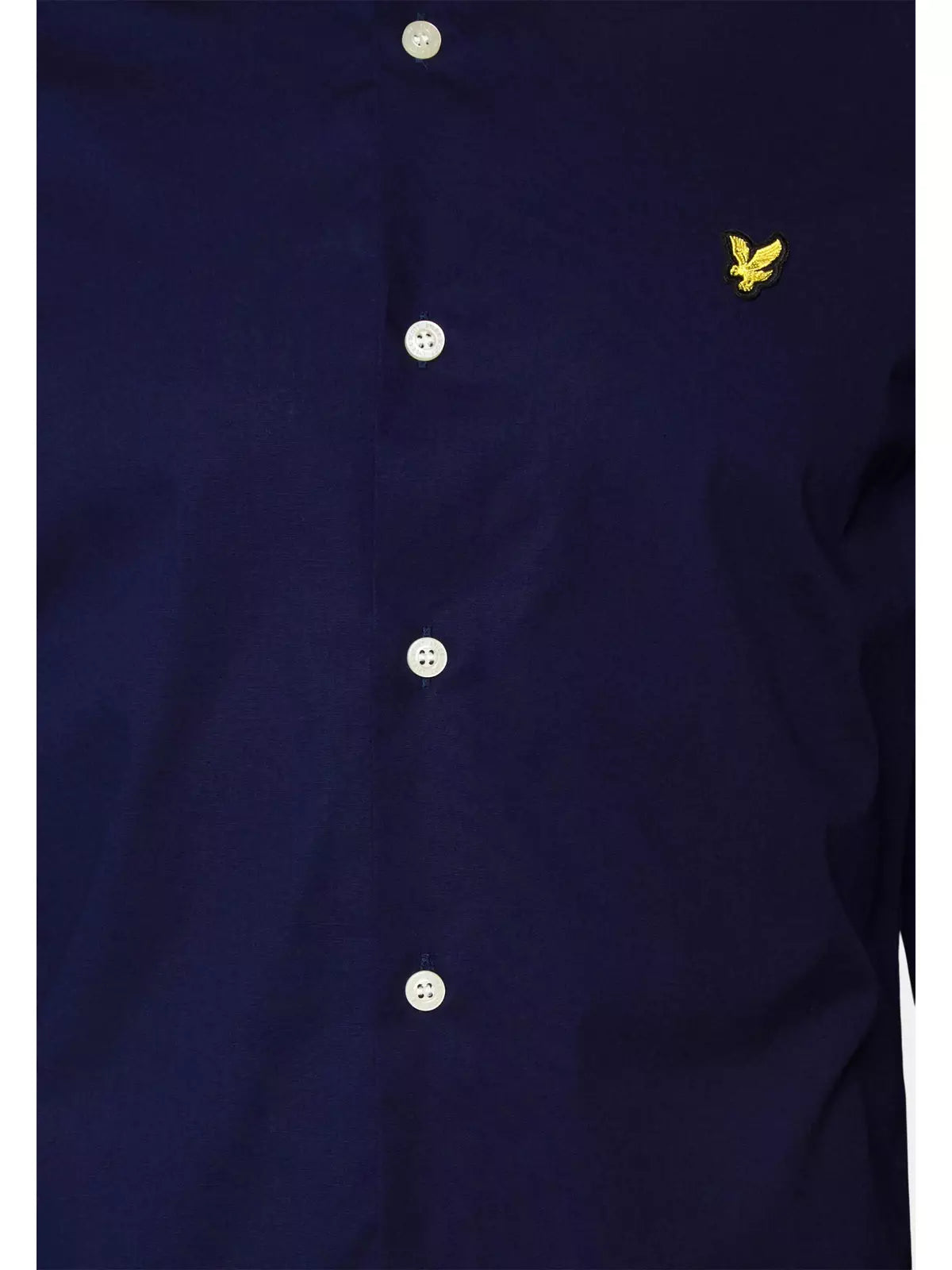 Longsleeve Slim Fit Poplin overhemd - navy