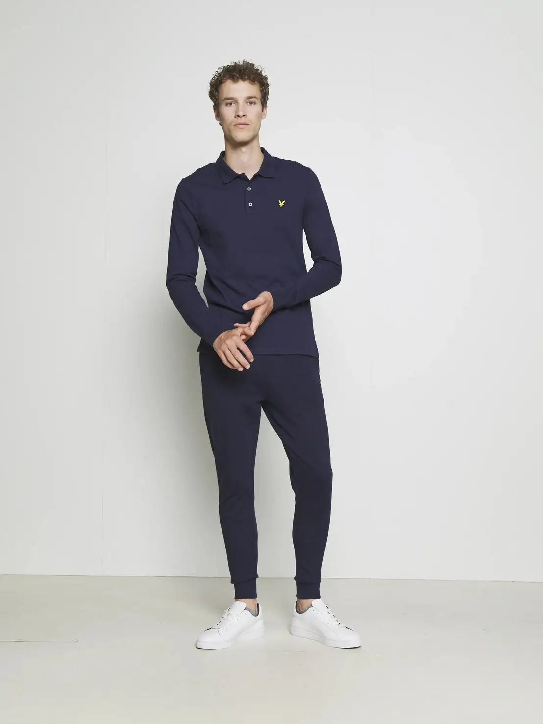 Long sleeve polo - Navy