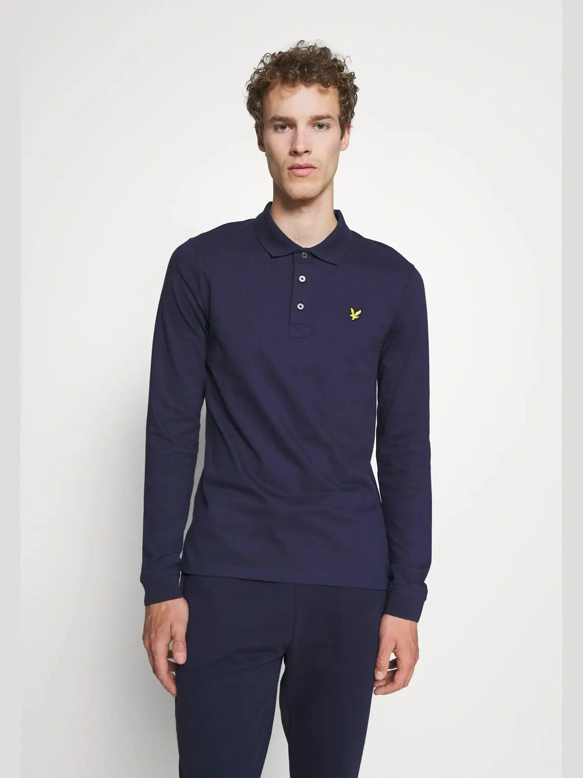 Long sleeve polo - Navy