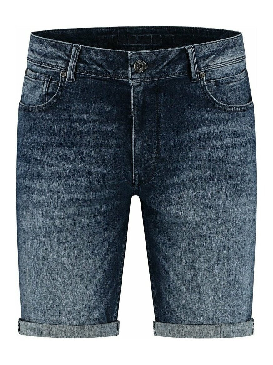 THE STEVE W0882 DENIM SHORT - DARK BLUE