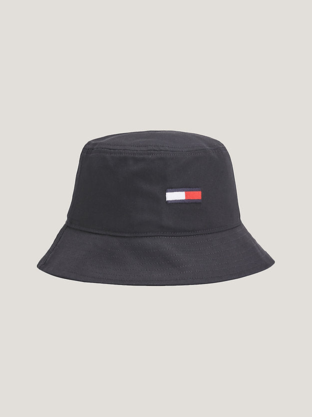 Flag bucket hat - black