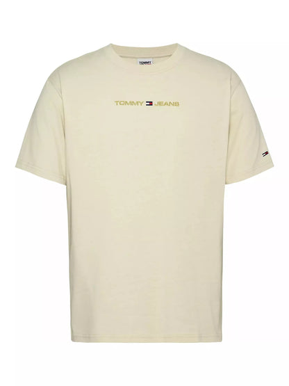 TJM Classic gold linear t-shirt - Beige