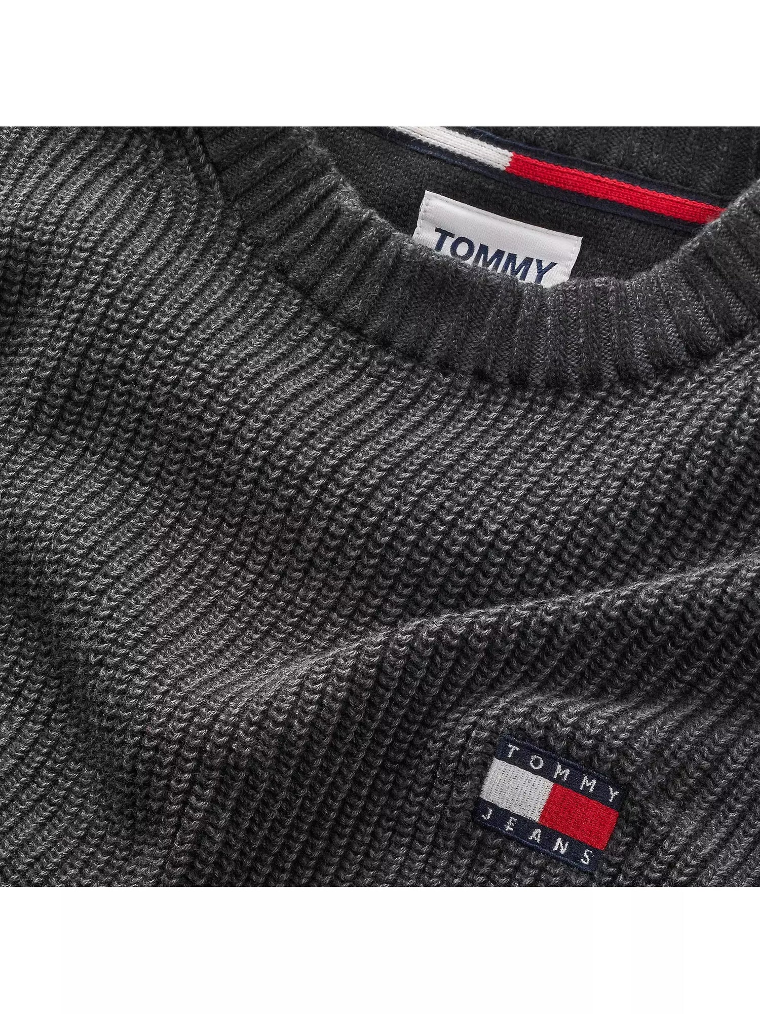 TJM regular tonal XS badge sweater - Black