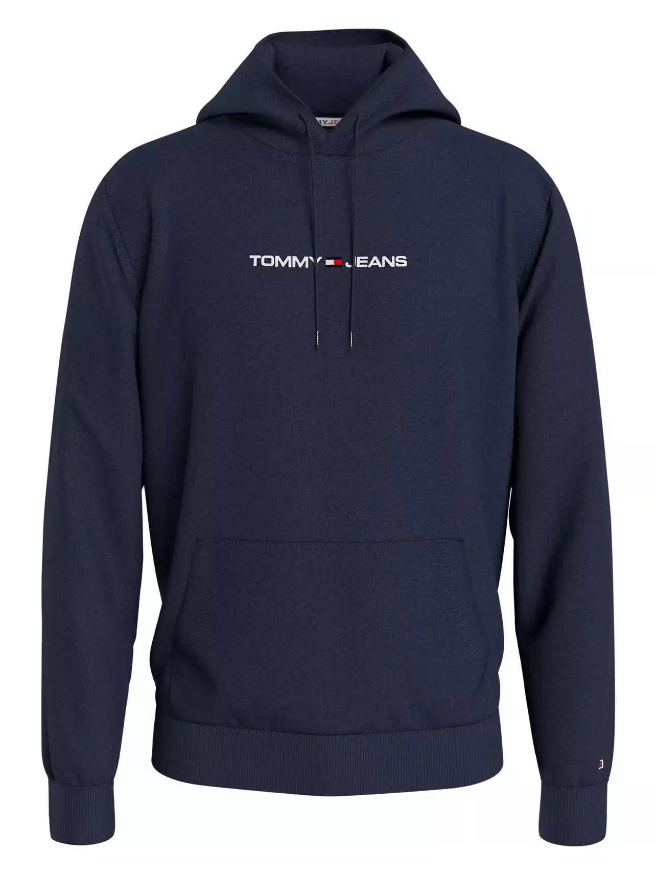 TJM Regular linear hoodie - Blue
