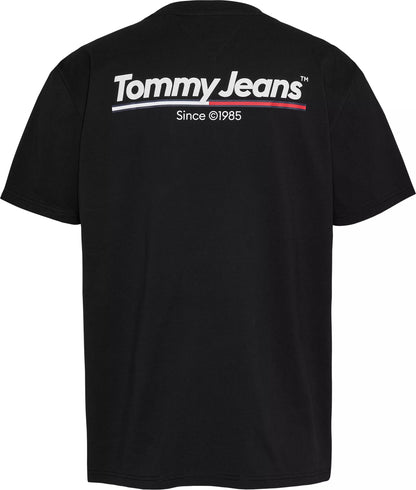 TJM regular t-shirt met logo print twist flag