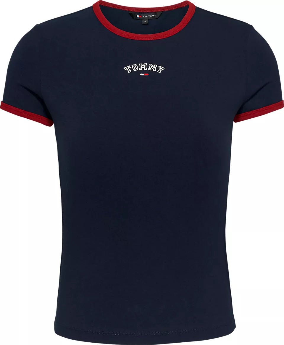 TJW SLIM SMALL VARSITY TEE DARK NIGHT NAVY