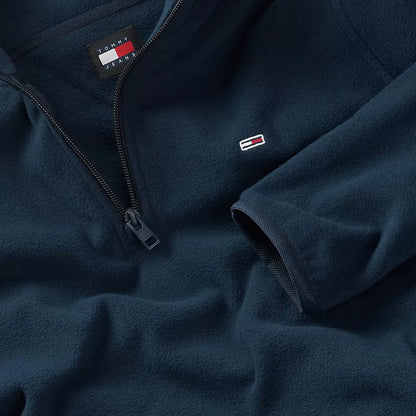 TJW REG S FLAG POLAR 1/4 ZIP DARK NIGHT NAVY