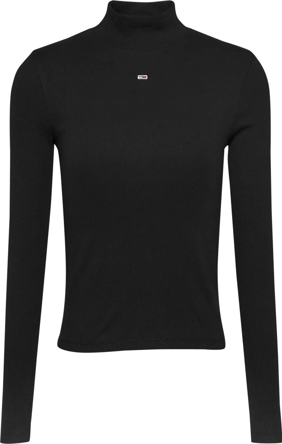 TJW ESSENTIAL MOCK NECK BLACK