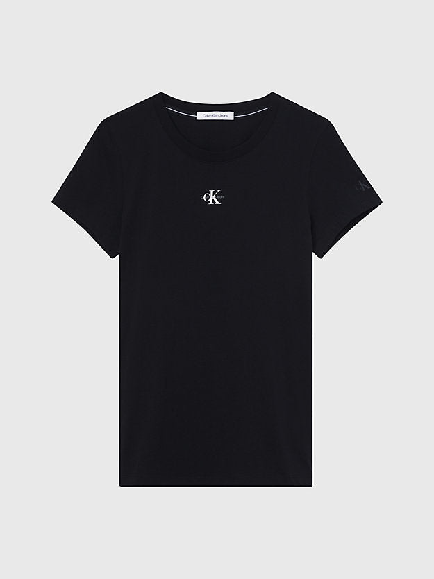 Micro monologo slim fit t-shirt Ck Black