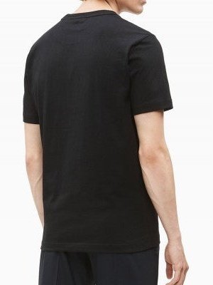 Cotton front logo T-shirt Regulair fit