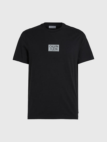 Gloss stencil logo t-shirt - Black