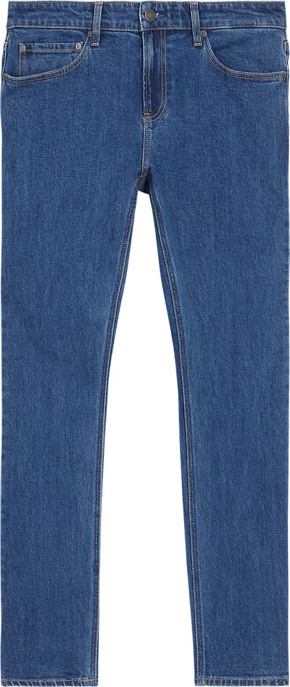 SLIM FIT MID BLUE DENIM MEDIUM