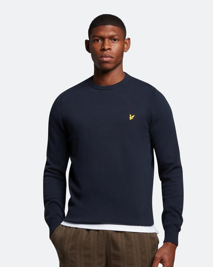 Cotton Crew Neck Jumper  Z271 Dark Navy