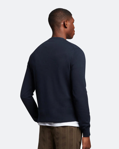 Cotton Crew Neck Jumper  Z271 Dark Navy