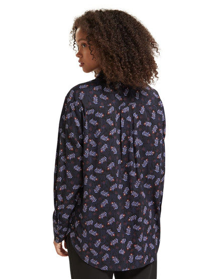 All over printed relaxed fit shirt Folk Floral