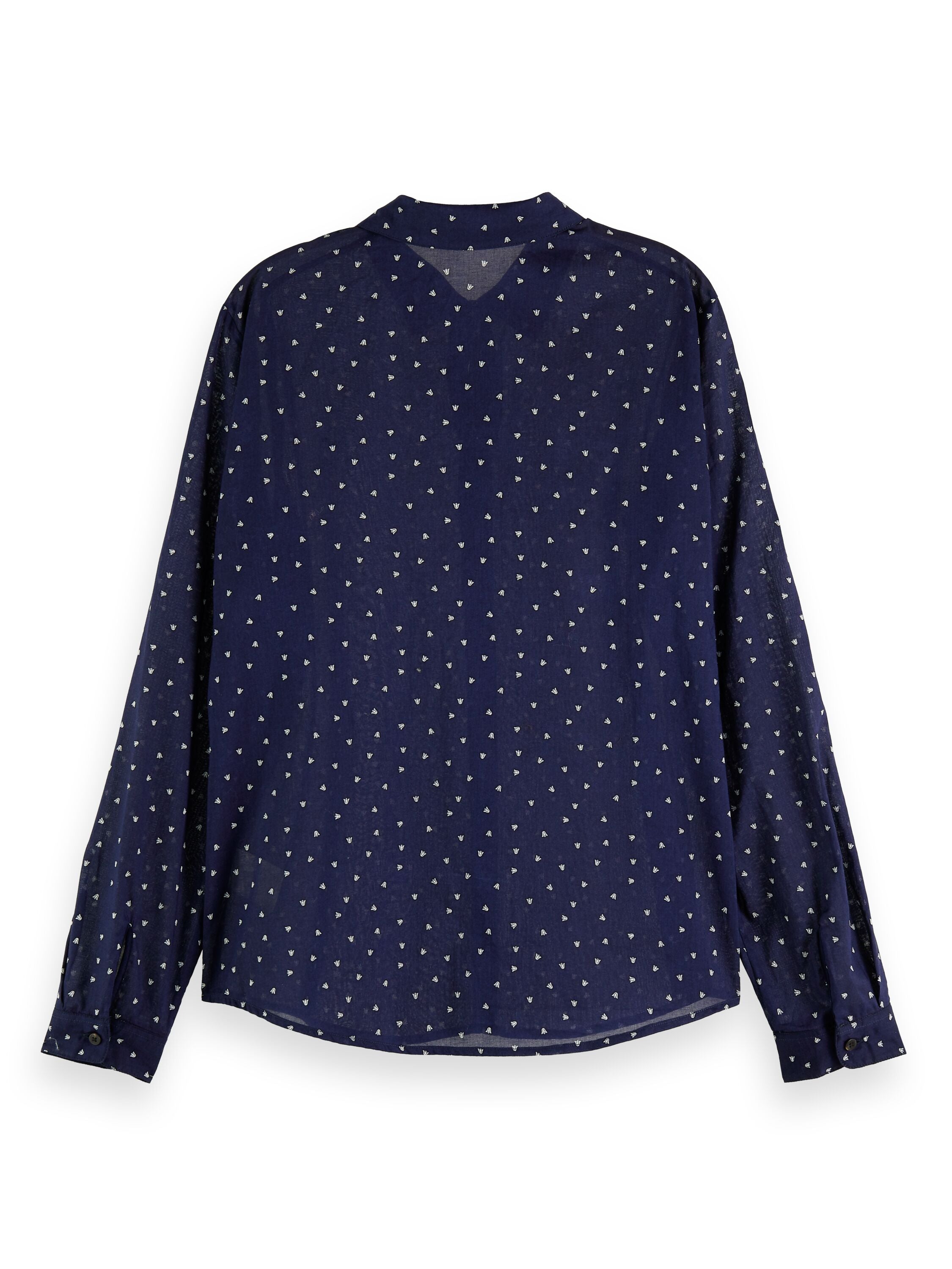 The Jo - Regular fit shirt with print in Navy Tulip