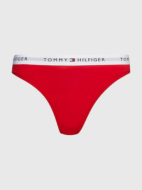 Tommy Icons slip met herhalend logo - Primary Red